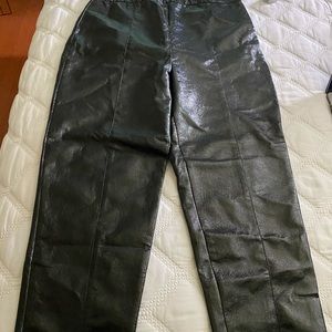 ASOS vinyl slim leather pants